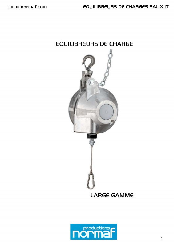 EQUILIBREURS DE CHARGE LARGE GAMME